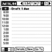 PALM TREO - Creating an Untimed Event - 1