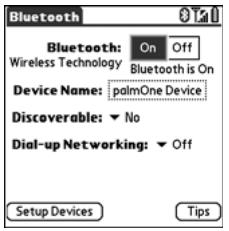 PALM TREO - Creating a Trusted Pair Between Your Treo 650 and Your Computer - 1