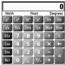 PALM TREO - Switching Between Basic and Advanced Calculator Modes - 2