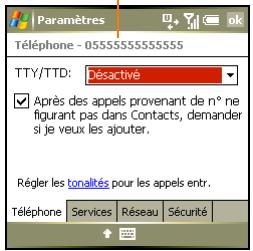 PALM TREO 750 - Réglage du volume - 2