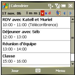 PALM TREO 750 - Création d'un événement sans heures - 1