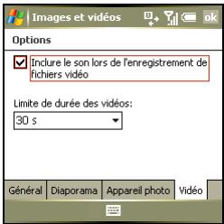 PALM TREO 750 - Niv. compression images fixes : - 1