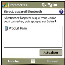 PALM TREO 750 - Demande de connexion à un autre produit bluetooth - 2
