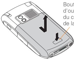 PALM TREO 750 - Insertion de la carte SIM et de la batterie - 1