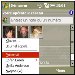 PALM TREO 750 - Rappel d'un numéro appelé récemment - 1