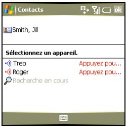 PALM TREO 750 - Transmission par IR d'un enregistrement - 1