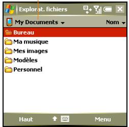 PALM TREO 750 - Liste afficher - 1