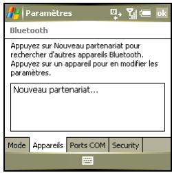 PALM TREO 750 - Demande de connexion à un autre produit bluetooth - 1