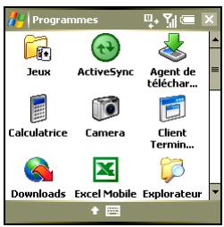 PALM TREO 750 - Ouverture d'applications - 2