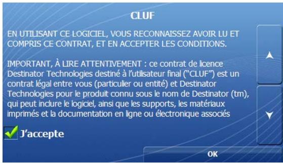 DANEW DESTINATOR V8 - Sélection de la carte - 4