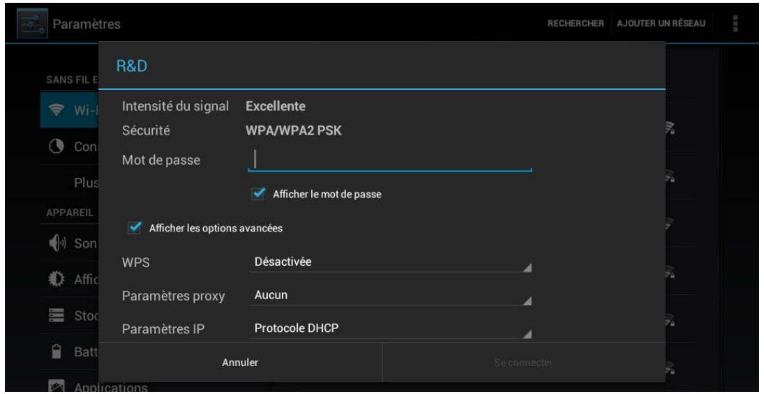 DANEW GEODROID-A5 - Configuration du wi-fi - 1