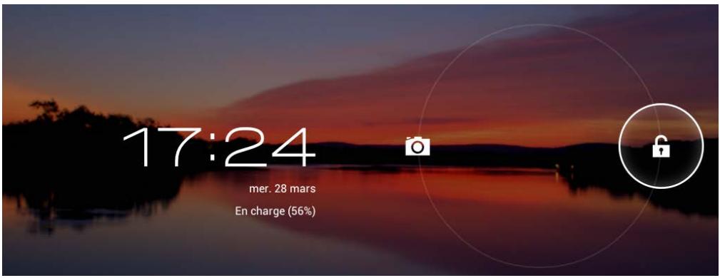 DANEW GEODROID-A5 - Écran de verrouillage et mode économique d'énergie - 1