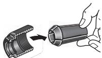 KRESS FME 1101 - Changer la pince de serrage - 3