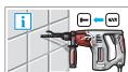 KRESS MARTEAU PERFORATEUR BURINEUR - Perfurações em ladrilhos - 1