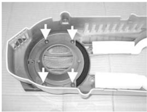 MALAGUTI 500 CC 4T - EURO 3 - Dépose du roulement support arbre poulie entrainée - 2