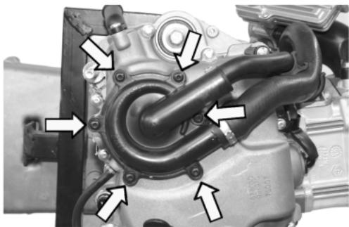 MALAGUTI 500 CC 4T - EURO 3 - Dépose composants couvercle volant - 1
