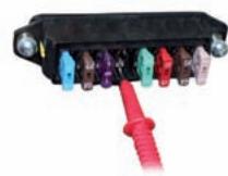 MALAGUTI SPIDER MAX RS 500 - Contrôler la ligne d'alimentation de la bobine d'excitation du relais charges injection (Rouge) - 6