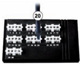 MALAGUTI SPIDER MAX RS 500 - Contrôler la ligne d'alimentation de la bobine d'excitation du relais charges injection (Rouge) - 8