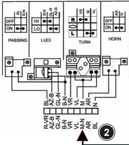 MALAGUTI SPIDER MAX RS 500 - Contrôler la continuité cable Marron/Noir - 3