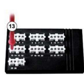 MALAGUTI SPIDER MAX RS 500 - Contrôler l'isoaction entre les lignes 13 et 15. - 2