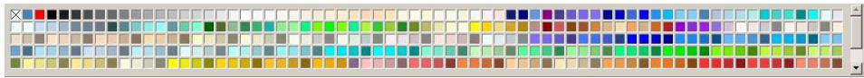 OPEN OFFICE 1.1 - La barre de couleurs - 1