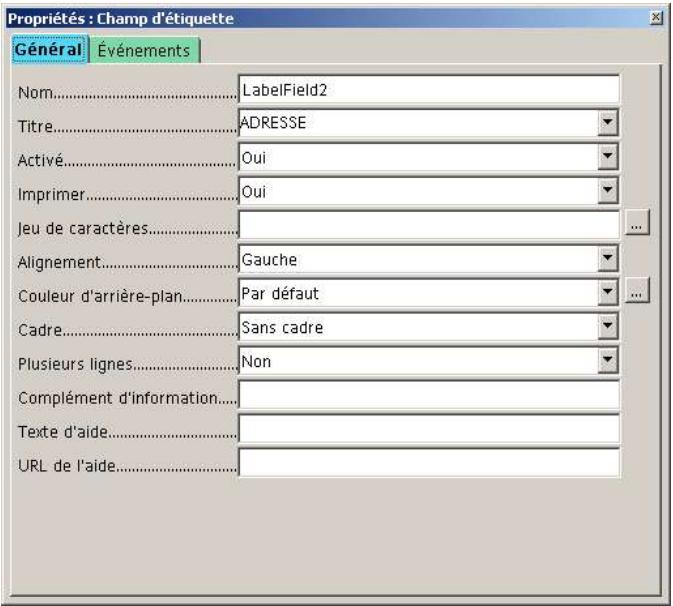 OPEN OFFICE 1.1 - Fonctions de-formulaire - 2