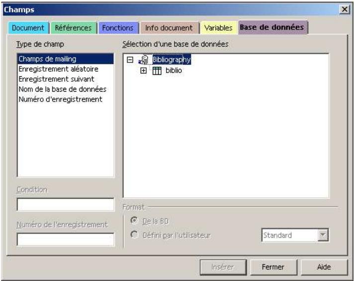 OPEN OFFICE 1.1 - Base de données - 1