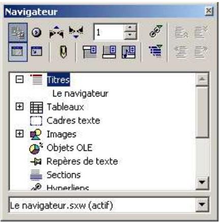 OPEN OFFICE 1.1 - Le navigateur - 1