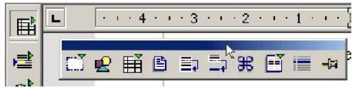OPEN OFFICE 1.1 - Barre du module DRAW - 2