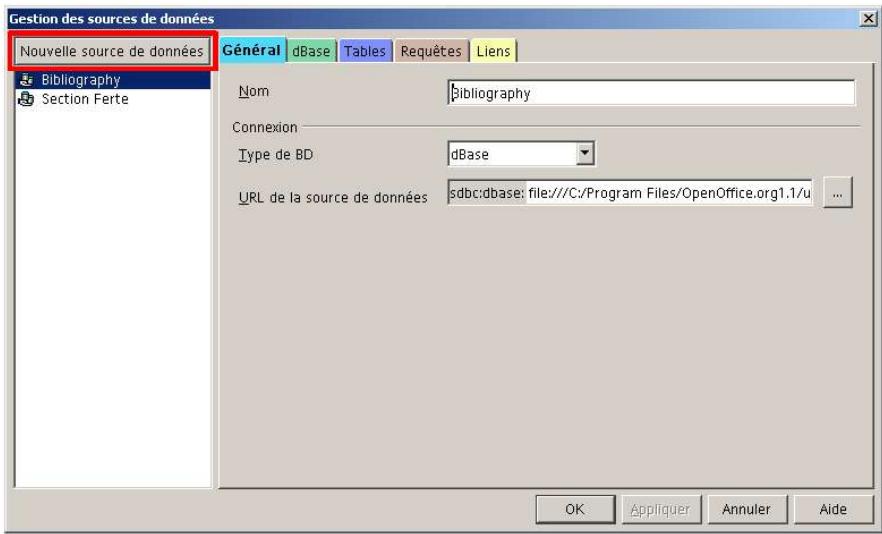 OPEN OFFICE 1.1 - Attachment de la base de données - 1