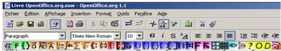 OPEN OFFICE 1.1 - Dmaths - 1