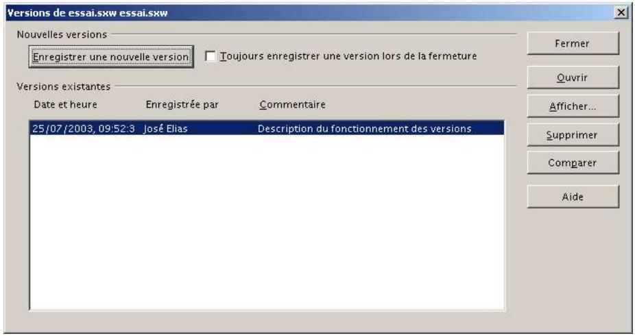 OPEN OFFICE 1.1 - Les versions - 2