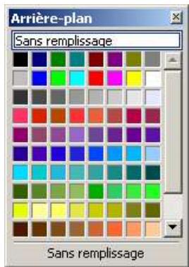OPEN OFFICE 1.1 - Options de contour et de fond des cellules - 2