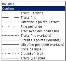 OPEN OFFICE 1.1 - Type de ligne - 1