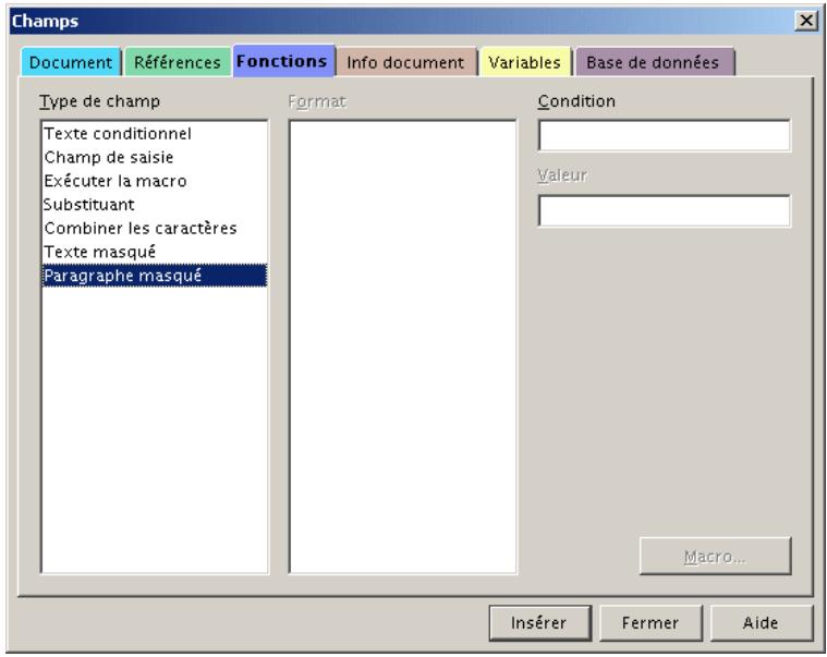 OPEN OFFICE 1.1 - Comment sauter les lignes d'adresses vides? - 1