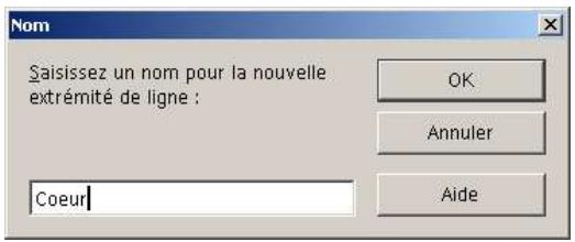 OPEN OFFICE 1.1 - Nommer l'extrémité : - 1