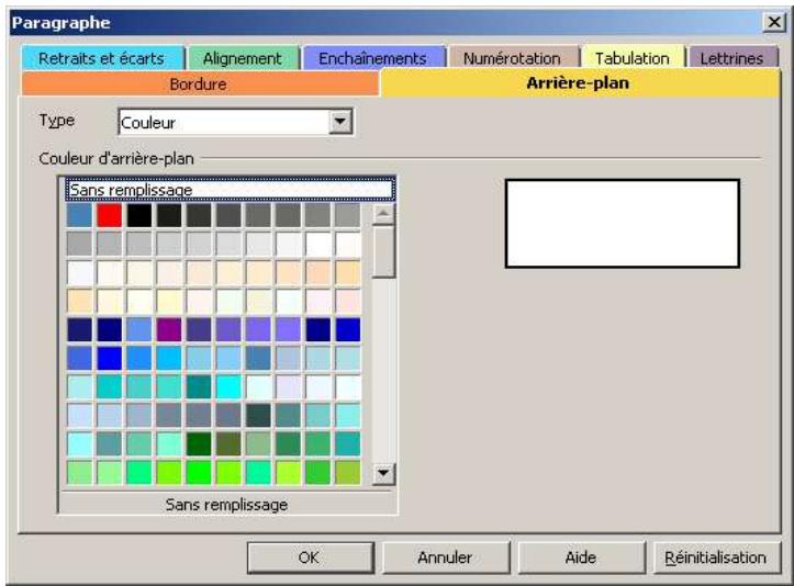 OPEN OFFICE 1.1 - L'arrière plan - 1