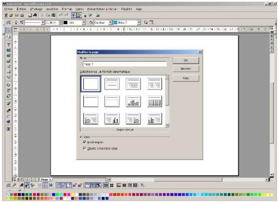 OPEN OFFICE 1.1 - Créer une presentation vide - 1