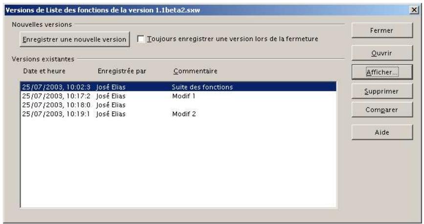 OPEN OFFICE 1.1 - Les modifications - 2