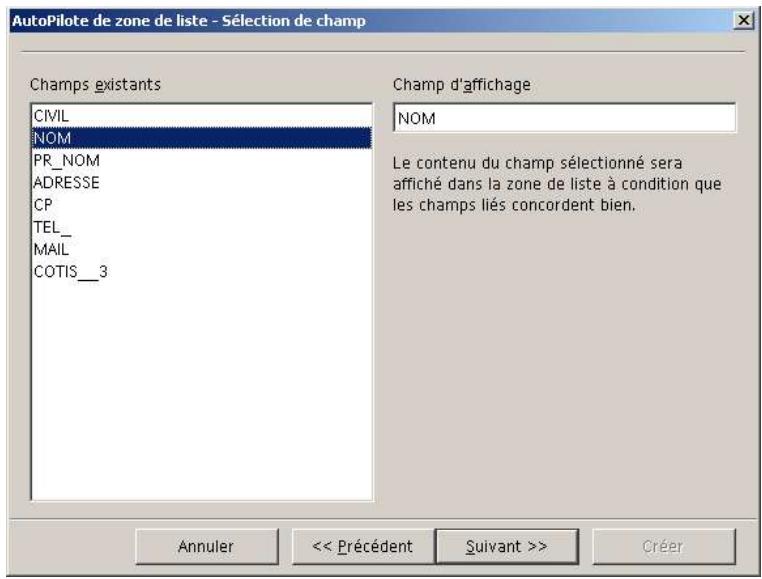 OPEN OFFICE 1.1 - Les champs de contrôle - 9