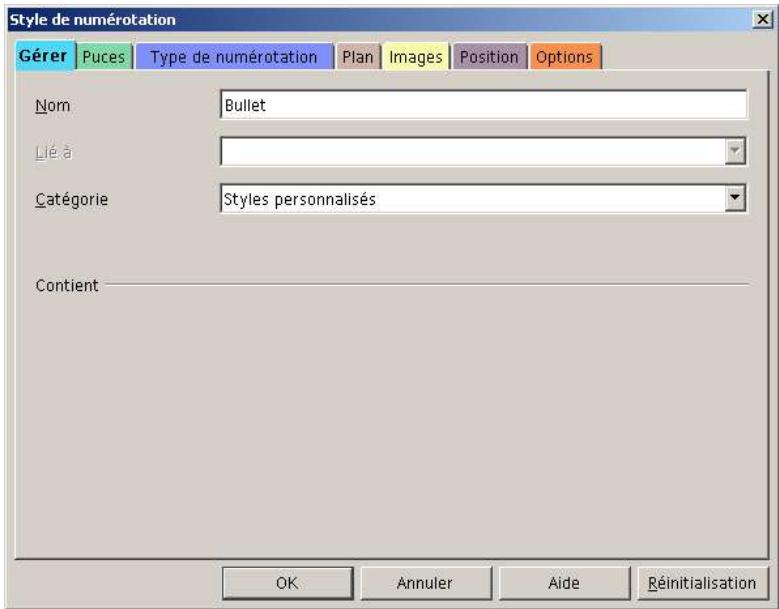 OPEN OFFICE 1.1 - Créer un style de puce - 2
