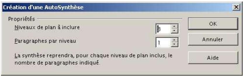 OPEN OFFICE 1.1 - Créer une Autosynthèse - 1