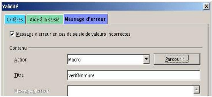 OPEN OFFICE 1.1 - Dans une validation de données - 8