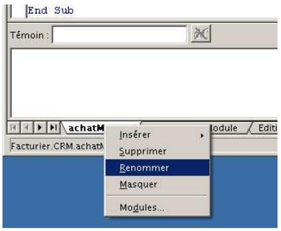 OPEN OFFICE 1.1 - Sélectionner des bibliothèques dans l'EDI - 2