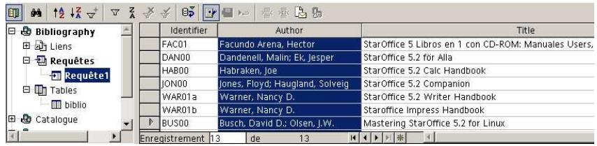 OPEN OFFICE 1.1 - Création de la dette type - 1