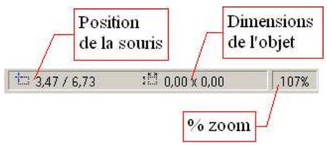 OPEN OFFICE 1.1 - La barre d'etat - 1