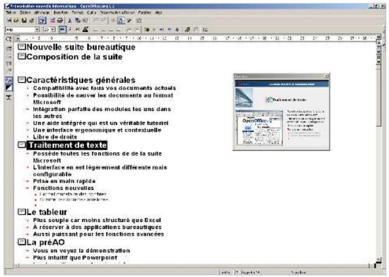OPEN OFFICE 1.1 - Mode Plan - 1