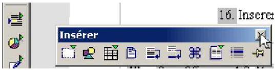 OPEN OFFICE 1.1 - Barre du module DRAW - 3