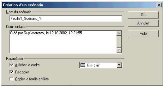 OPEN OFFICE 1.1 - Créer un scenario - 1