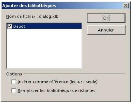 OPEN OFFICE 1.1 - Ajouter des fichiers BASIC externes - 1